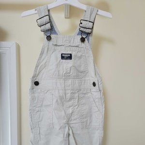 OshKosh B'gosh toddler canvas overall 2T creamy